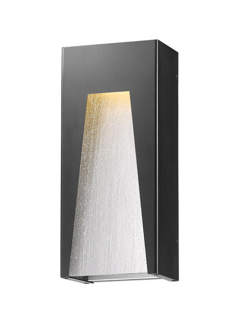 Z-lite 561B-BK-SL-SDY-LED Black Silver Millenial Outdoor Wall Sconce