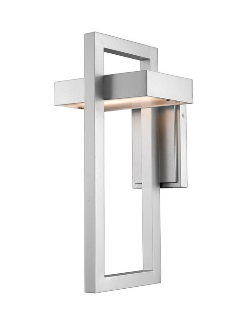 Z-lite 566B-SL-LED Silver Luttrel Outdoor Wall Sconce