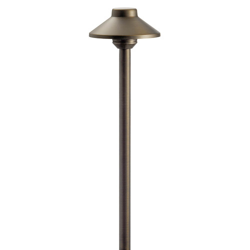 Kichler Lighting 15505CBR 12V Copper Medium Hat Dome Path Light Centennial Brass