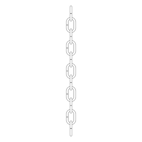 Kichler Lighting 4908CLP 36" Extra Heavy Gauge Chain Classic Pewter