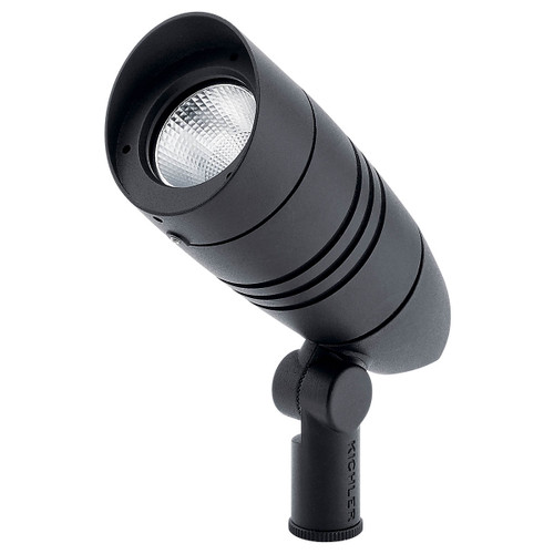 Kichler Lighting 16214BKT30 C-Series 3000K 10W Small Accent 55-Degree Textured Black