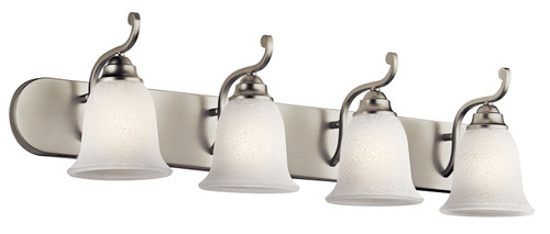 Kichler Lighting 45424NI Camerena 4 Light Vanity Light Brushed Nickel