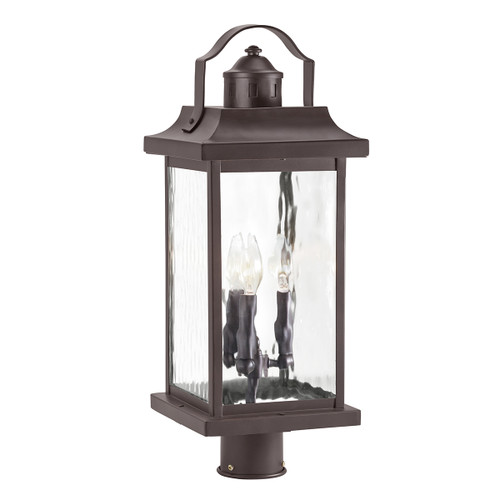 Kichler Lighting 39458 Linfordª 8" 3 Light Post Light Olde Bronze