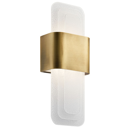 Kichler Lighting 44162NBRLED Serene LED Wall Sconce Natural Brass