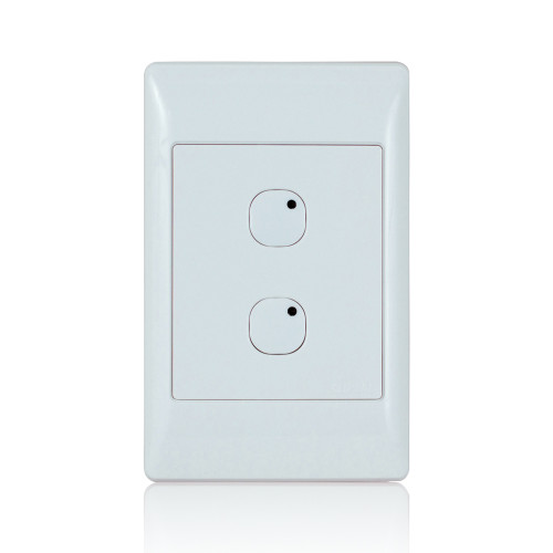Leviton 113A00-3 Omni-Bus 2-Button, Hardwired, White