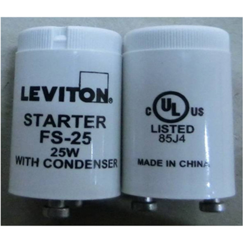Leviton 13889 Fluorescent starter; FS-25.