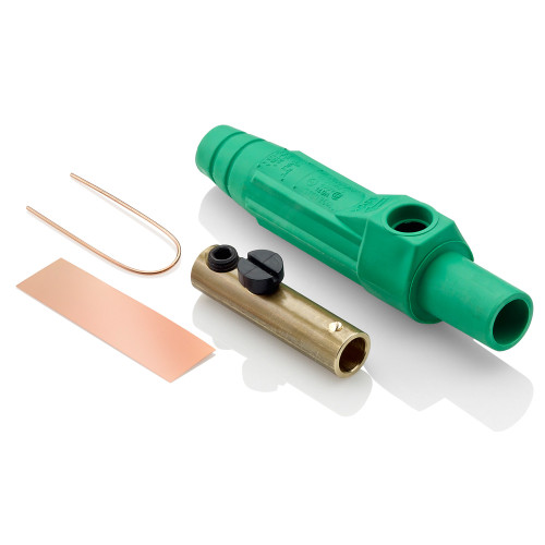 Leviton 15D22-UG Female Plug, #8 - #2 AWG, Single Set Screw Termination