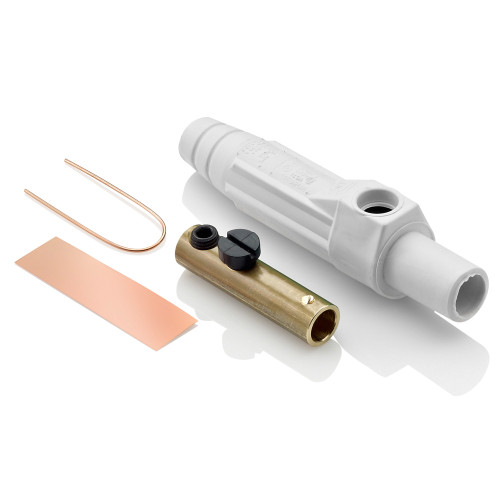 Leviton 15D22-UW Female Plug, #8 - #2 AWG, Single Set Screw Termination