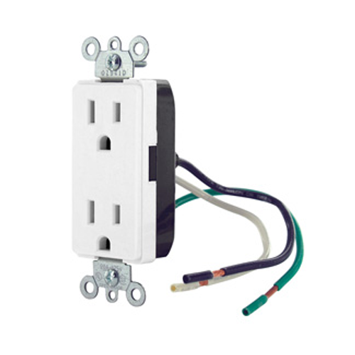 Leviton 16252-LW Decora Plus Receptacle