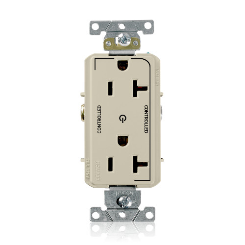 Leviton 16352-2PI ora Plus Duplex Receptacle Outlet