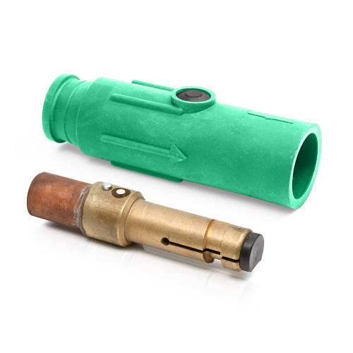 Leviton 22L23-SG Male Plug, 500-750 MCM, Crimp Tube Termination