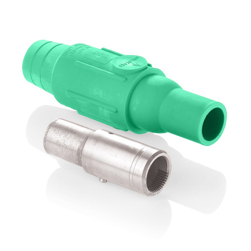 Leviton 22L25-SG Female Plug, 350-500 MCM, Crimp Tube Termination