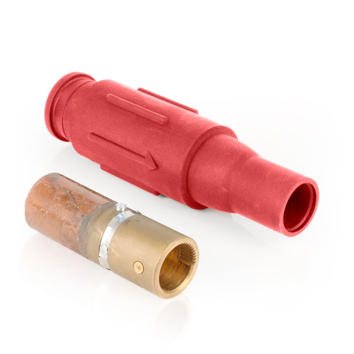 Leviton 22L26-SR Female Plug, 500-750 MCM, Crimp Tube Termination