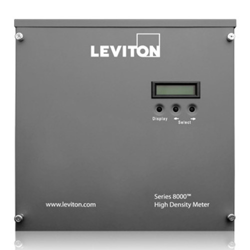 Leviton 277TS-122 Submeter, Indoor, 277/480V, Phase Config 12x2 with Terminal Strips, Electric Meter, Multiple Point High Density Smart Meter
