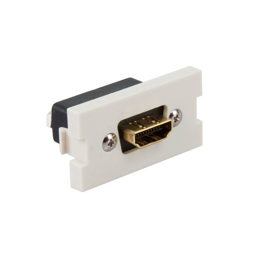Leviton 41290-HDT HDMI Feedthrough MOS Module, Light Almond