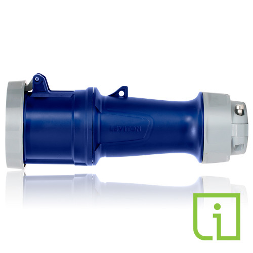 Leviton 460C9WLEVPI COMING SOON - LEV Series IEC Pin & Sleeve Connector with Informª Technology