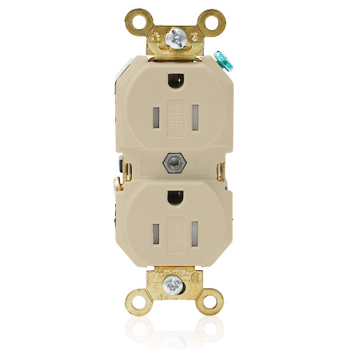 Leviton 5262-SGI Marked "Controlled" Receptacle