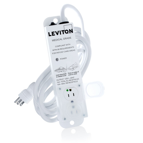 Leviton 5302M-1N5 Medical Grade Power Strip