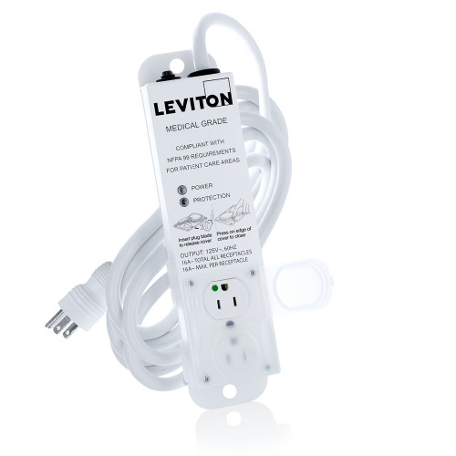 Leviton 5302M-1S5 Medical Grade Power Strip