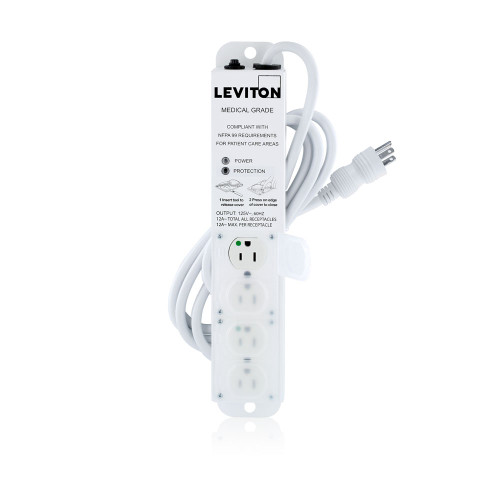 Leviton 5304M-1S7 Medical Grade Power Strip