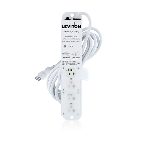Leviton 5304M-2N5 Medical Grade Power Strip