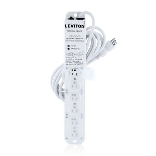 Leviton 5306M-1S5 Medical Grade Power Strip