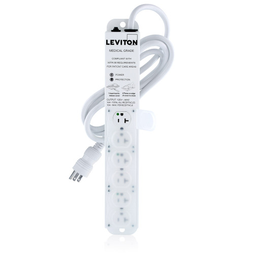 Leviton 5306M-2S7 Medical Grade Power Strip