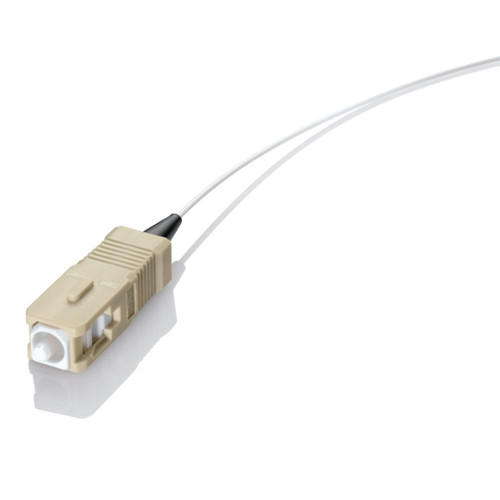 Leviton 5LPSC-M03 Economy Fiber Pigtail, 50/125 µm, Multimode OM3, SC, 3 meters