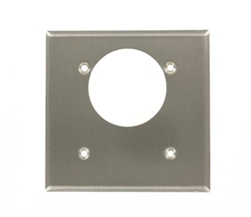 Leviton 84022 2-Gang Aluminum Wallplate