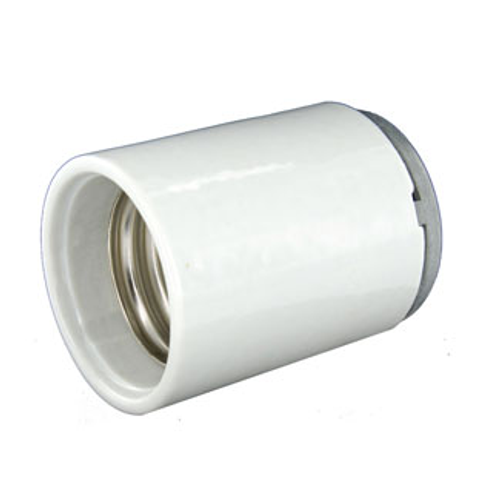 Leviton 8678 Incandescent lampholder, porcelain, mogul base, 1500W-600V; 1/4 inch cap and liner placed loose in folding box with socket.