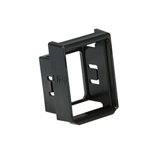 Leviton AB100-E Connector Adapter Bezel for CommScope Wallplates, Black