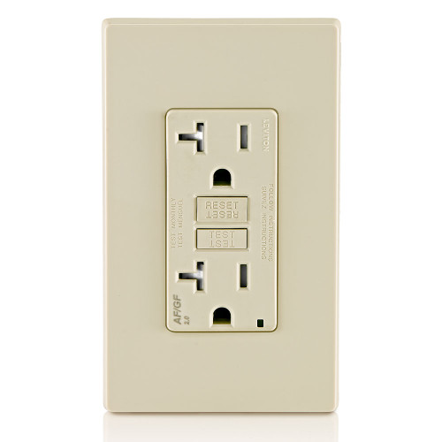 Leviton AGTR2-T SmartlockPro¨ Dual Function AFCI/GFCI Outlet