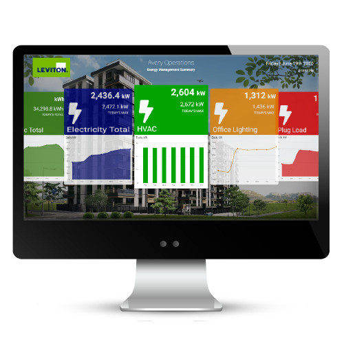 Leviton BMOSW-ER1 Building Manager Online (BMO), Submeter Software, Module: Advanced Reporting, Add-on: 50 Data Points, Annual Renewal