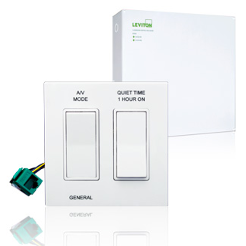 Leviton CLASS-A0 Discontinued Product. Classroom System Kit - includes Quiet Time and A/V / General Teacher Control Station, Classroom System Module and 50Õ CAT5 Cable.