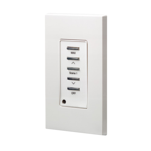 Leviton D42P1-RLW Dimensions¨, 1 Scene/MAX/OFF/RAISE/LOWER, Push Button, Light Switch, Dimmer Switch