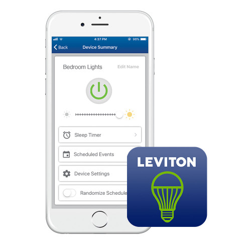 Leviton Decora Digital Dimmer & Timer App Decora Digital & Timer App