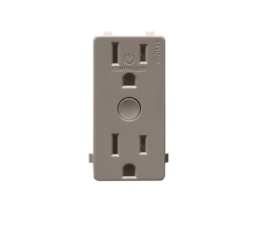 Leviton DSRKT-1PG Decora Smart Outlet Color Change Kit Ð Gray