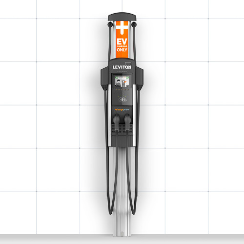 Leviton Dual Head Wall Mount Charging Station Dual Head Wall Mount Level 2 Networked Public Charging Station