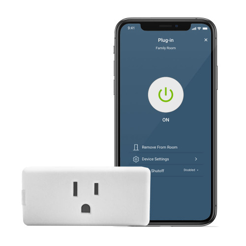 Leviton DW15P-1BW Indoor Decora Smart Wi-Fi Plug-in Outlet