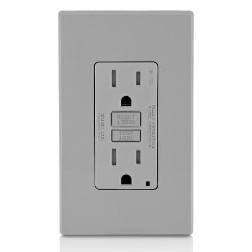 Leviton GFTR1-GY 15 Amp