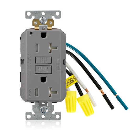 Leviton GFTR2-5LG SmartlockPro GFCI Receptacle