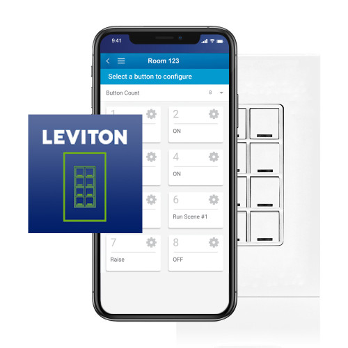 Leviton Lumina RF SA App Luminaª RF, Zone Control, Lighting Control App