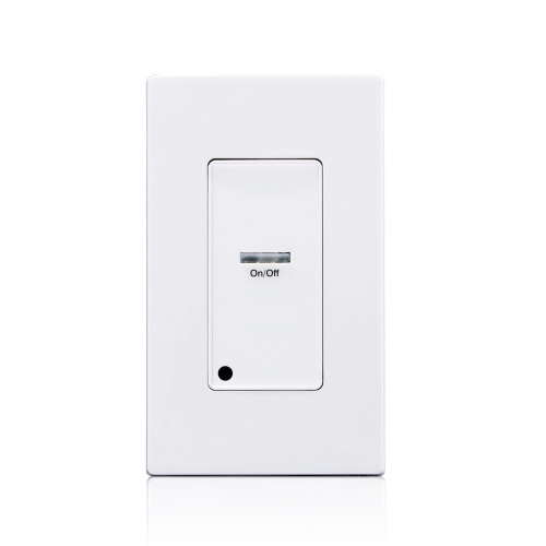 Leviton LVS-1W 1 Button, Low Voltage, Push Button, Light Switch, White