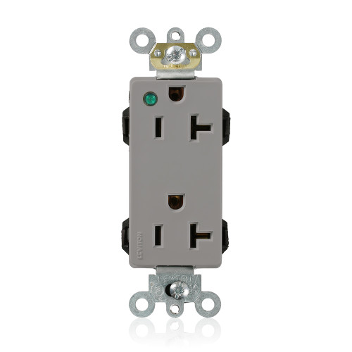Leviton M1636-PLG Lev-Lok Decora Plus Receptacle