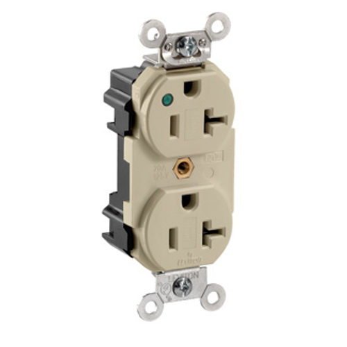 Leviton M8300-PLI Lev-Lok Duplex Receptacle