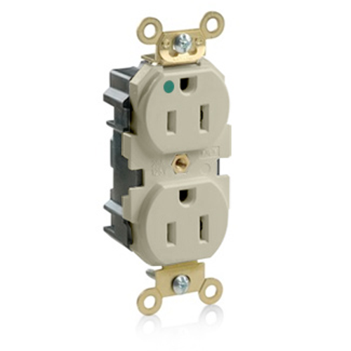 Leviton MRI15-I Lev-Lok MRI Duplex Receptacle