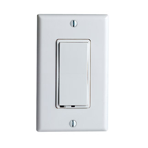 Leviton MSM10-1LW 1000VA 750W, 120 Volt AC 60Hz, Single-Pole & 3-Way, Mural Preset Digital Magnetic Low-Voltage Rocker Dimmer, LED Locator Light - White