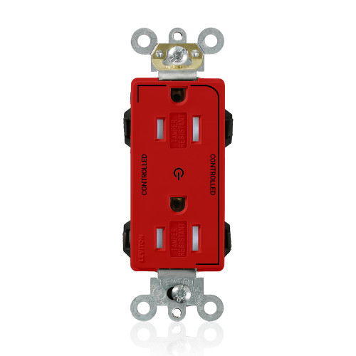 Leviton MT162-2R Lev-Lok Decora Plus Duplex Receptacle Outlet