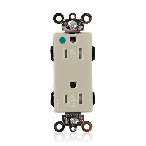 Leviton MT162-HGI Lev-Lok Decora Plus Receptacle