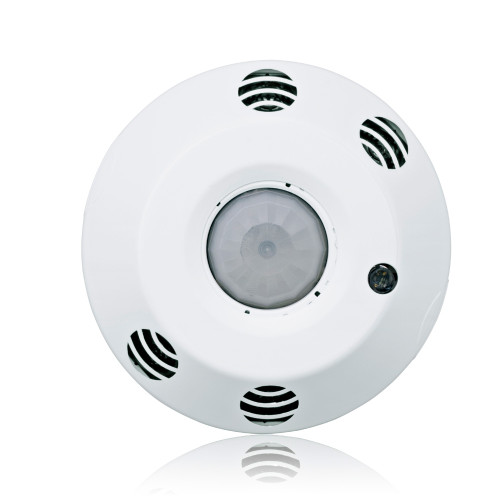 Leviton O4C20-MDW Vacancy Sensor, Line Voltage, Dual Relay, Multi-Tech, Ceiling Mount, 2000SF, 120-277V, Provoltª
